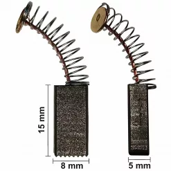 Ein Bild von einer Bosch Kohlebürste mit der Nummer 2 604 321 905, 1 607 014 117, 1 617 014 146, 2604321913 und 1 617 014 114. Als Ersatzteil für verschieden Geräte