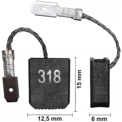 Kohlebürsten Kohlen für Metabo 316055210 Kohle