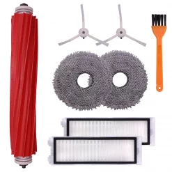 Set mit Hepa-Filter, Wischtuch, Seitenbürste, Hauptbürste für Roborock Q Revo Staubsauger Roboter