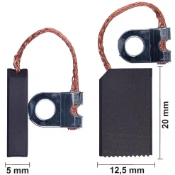 Kohlebürsten Kohlenpaar für Rebir IE-5709 Hobelmaschine
