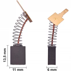 Kohlebürsten Kohlenpaar für Interskol R-110/1100M Hobelmaschine