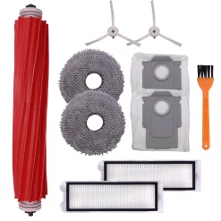 Set mit Hepa-Filter, Wischtuch, Seitenbürste, Hauptbürste, Staubbeutel für Roborock Q Revo Staubsauger Roboter