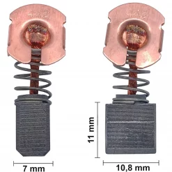 Kohlebürsten Motorkohlen für Makita BUH550, BUH650 Heckenschere