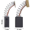 Kohlebürsten Motorkohlen für Trovex ca. 7 x 11 x 15 mm Universal
