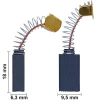 Kohlebürsten Kohlenpaar für AEG ca. 6,3 x 9,5 x 18 mm Universal