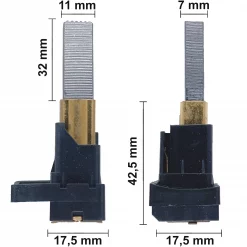 Kohlebürsten für Dyson DC01, DC02 Staubsauger