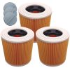 3 Stück Ersatzfilter für Kärcher 6.414-772.0, 9.755-260.0 Nass-/Trockensauger