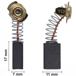 Kohlebürsten Schleifkohlen für Hitachi DUPM3, NUP2 Druckluftnagler