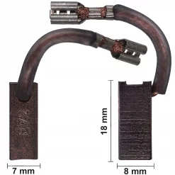 Kohlebürsten Schleifkohlen für Bosch 1 617 014 142 Kohlebürste
