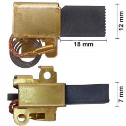 Kohlebürsten Schleifkohlen für Bosch POF 1200 AE, POF 1400 ACE Oberfräse