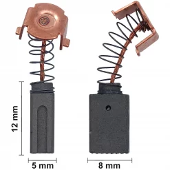 Kohlebürsten Schleifkohlen für Top Craft TWS 125 Winkelschleifer