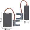 Kohlebürsten Schleifkohlen für Bosch ca. 6,3 x 12,5 x 18 mm Kohlebürsten