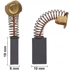 Kohlebürsten Schleifkohlen für Porta Cable ca. 6 x 10 x 19 mm Kohlebürsten
