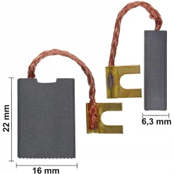 Kohlebürsten Schleifkohlen für Bosch 0 601 611 742, 0 601 615 038 Oberfräse
