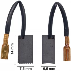 Kohlebürsten Schleifkohlen für Hitachi ca. 6,5 x 7,5 x 14 mm Kohlen