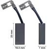 Kohlebürsten Schleifkohlen für DeWalt DW616K Type 1, DW616M Type 1 Oberfräse