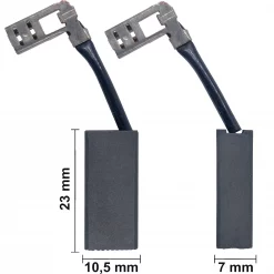 Kohlebürsten Schleifkohlen für DeWalt DW618B3E Type 1 Oberfräse