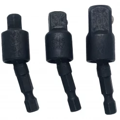 Stecknuss Adapter 1/4", 3/8" und 1/2" schwenkbar Nusshalter Bit Aufnahme