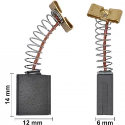 Kohlebürsten Schleifkohlen für Crown 1500 Gabelstapler