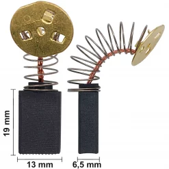 Kohlebürsten Schleifkohlen für DeWalt ca. 6,5 x 13 x 19 mm Kohlebürsten
