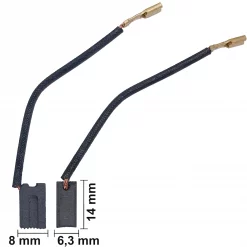 Kohlebürsten Schleifkohlen für DeWalt 176949-00, 1003874-00 Kohlebürsten