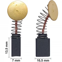 Kohlebürsten Schleifkohlen für Black & Decker 2717, 6124, 6126 Poliermaschine