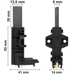 Kohlebürsten für Electrolux EWF14448W Waschmaschine